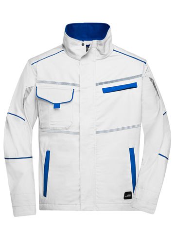 Workwear Jacket - WHRY - White-Royal