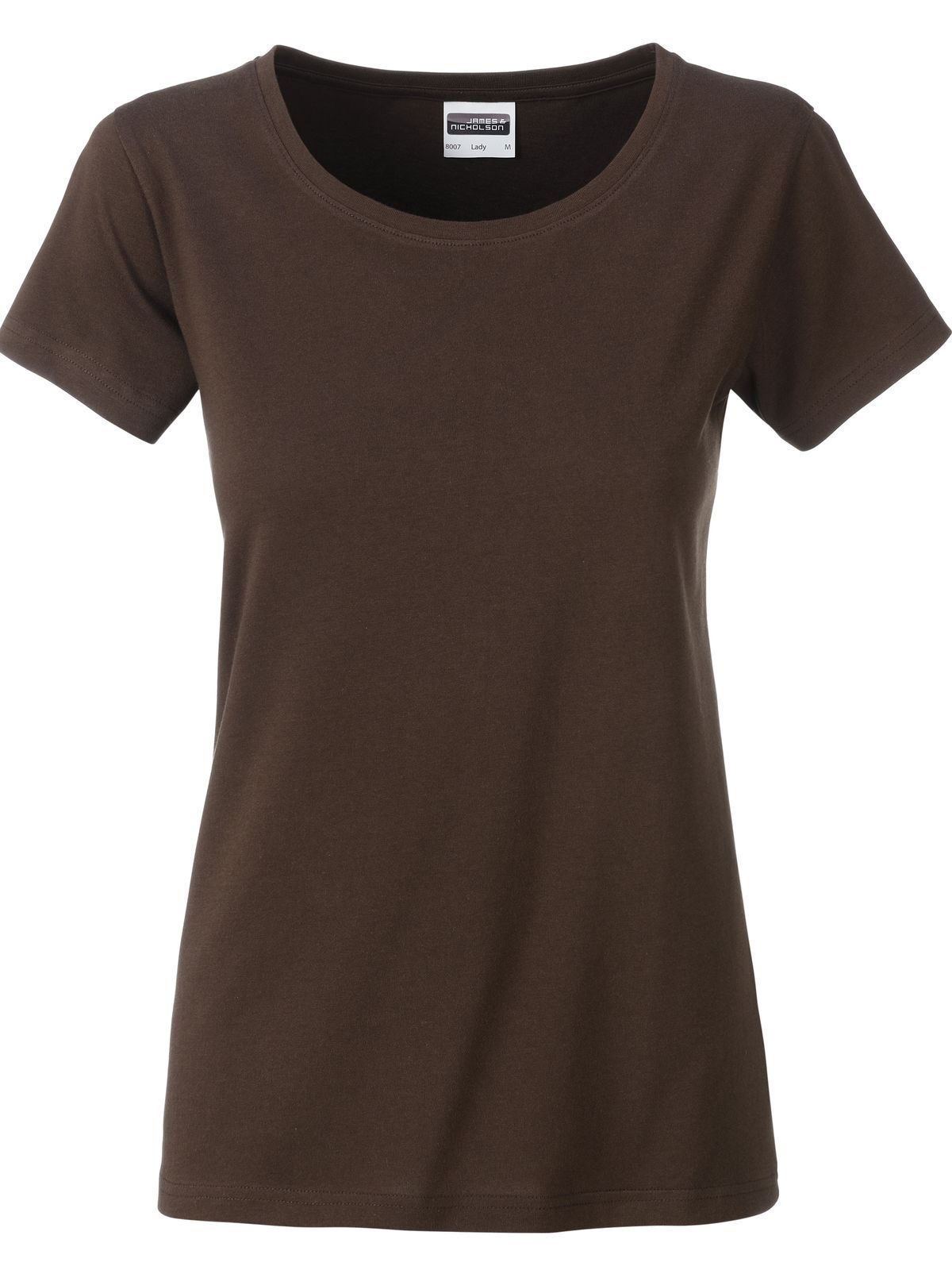 Ladies' Basic-T - Br- Brown
