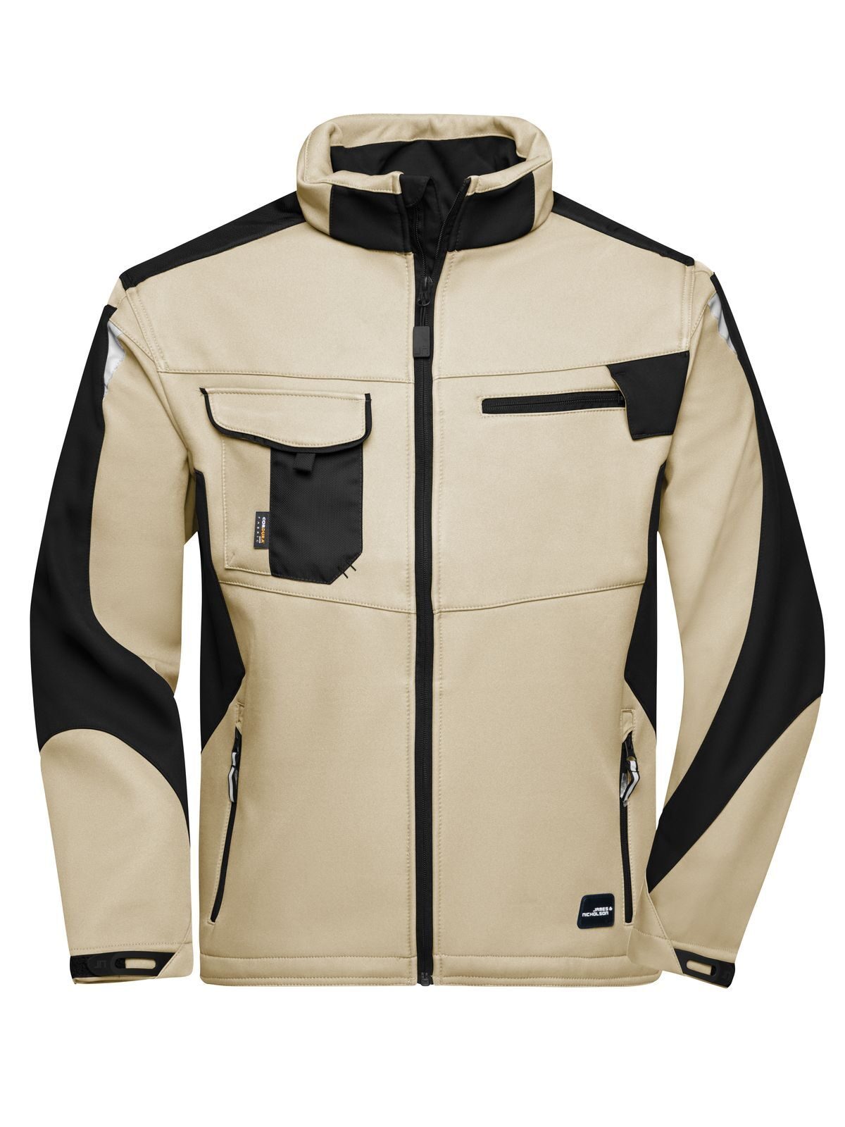 Workwear Softshell Jacket -STRONG- - STBL - Stone-Black