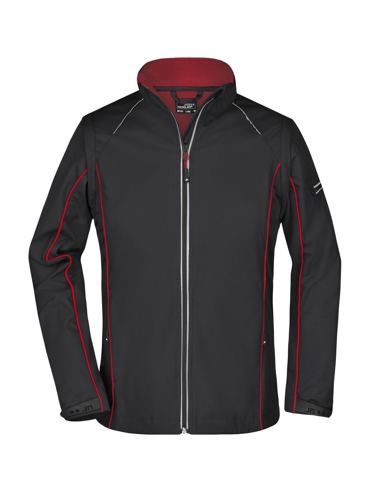 Damen-Softshelljacke mit abnehmbarem Reißverschluss - BLRD - Rot