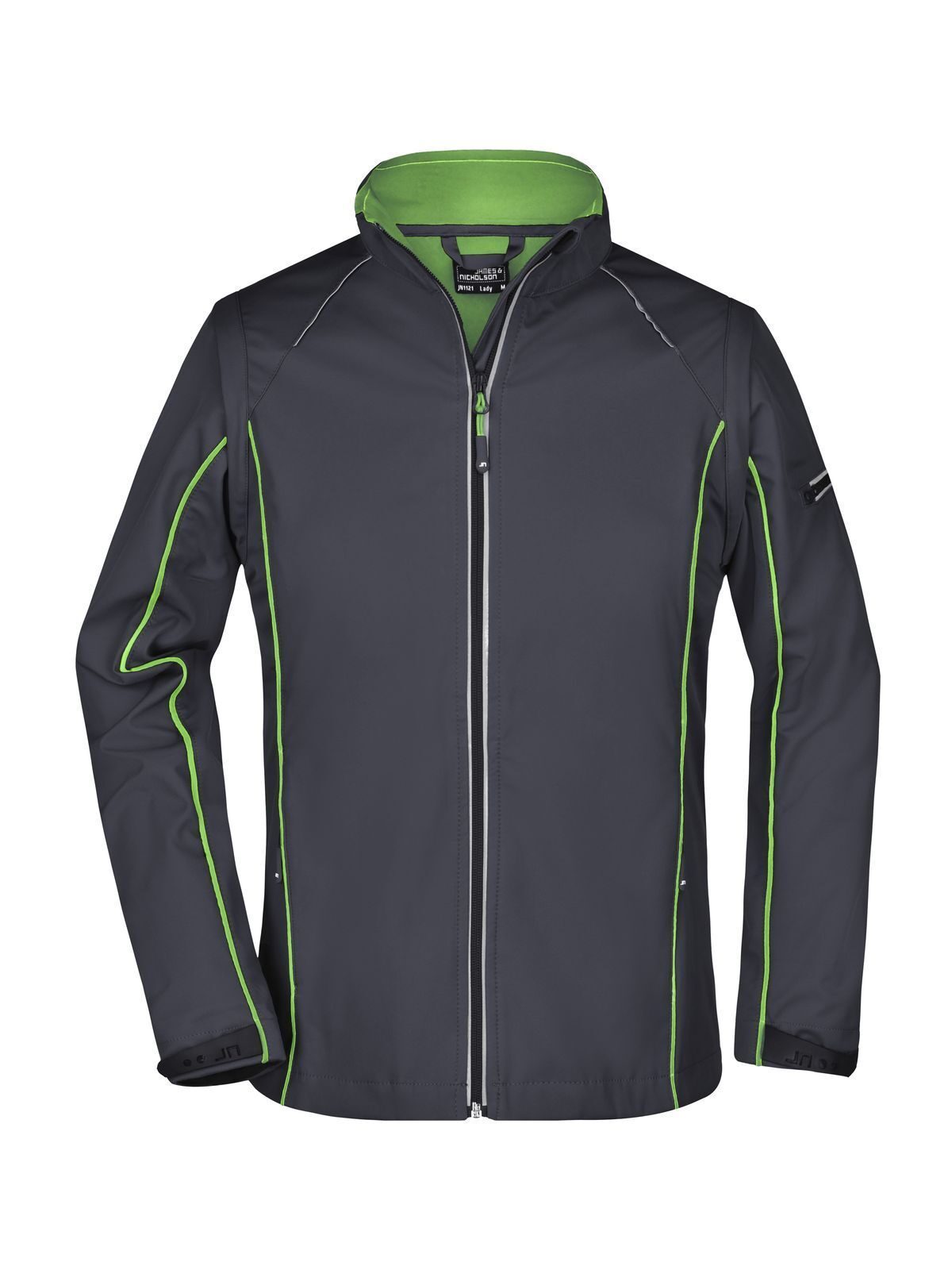 Damen-Softshelljacke mit abnehmbarem Reißverschluss - IGRG - Grün