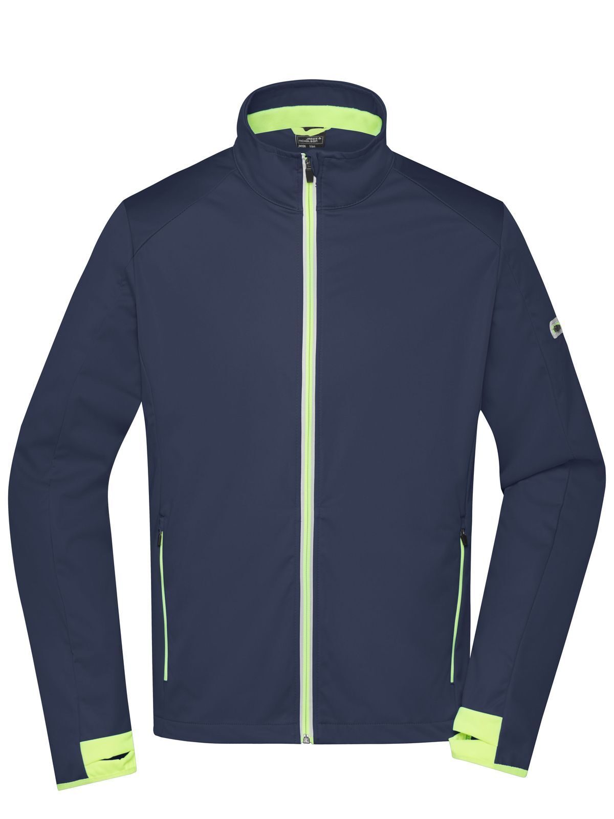 Veste softshell de sport pour homme - NYBYE - Jaune vif