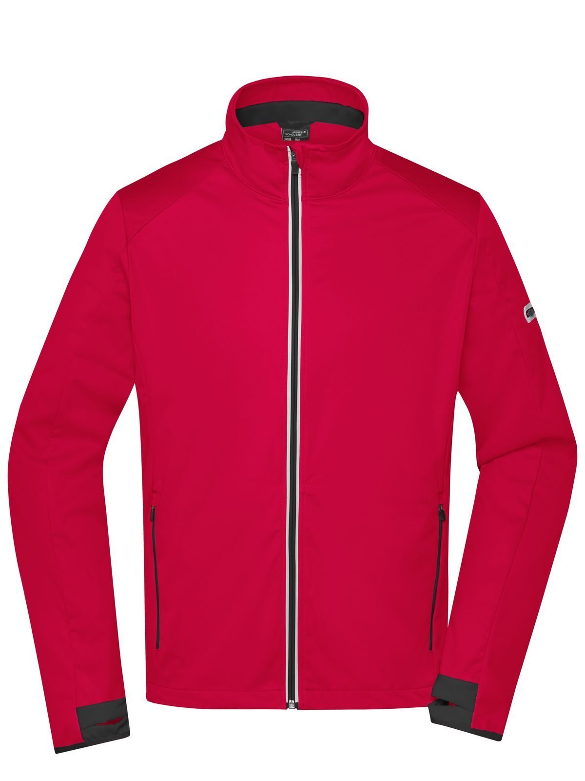 Veste softshell de sport pour homme - LRDBL - Rouge Clair-Noir