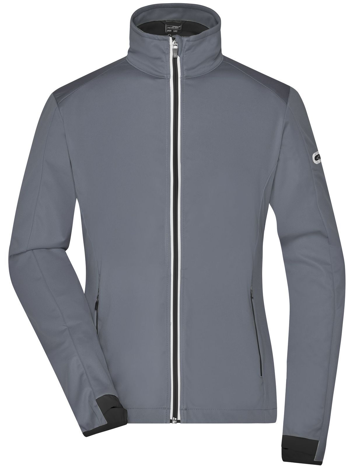Damen-Sport-Softshelljacke - TIBL -Titan - Schwarz
