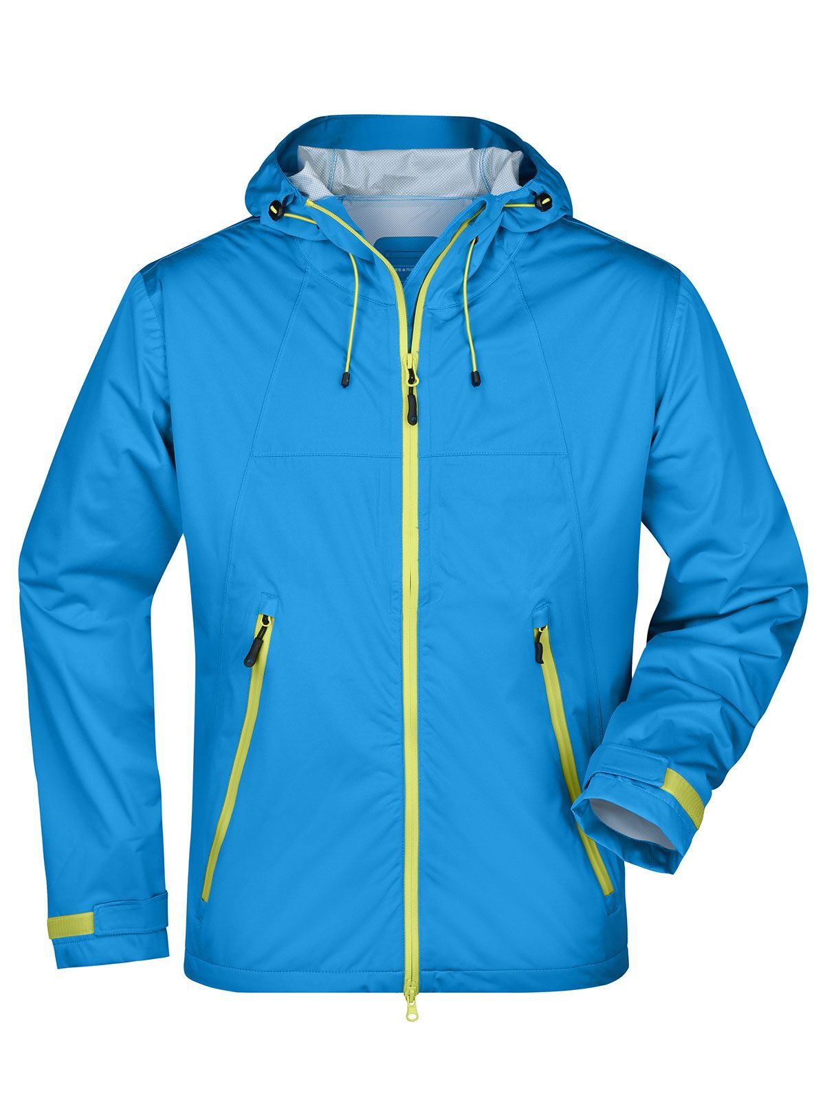 Herren-Outdoorjacke - AQACYE - Aqua-Säuregelb