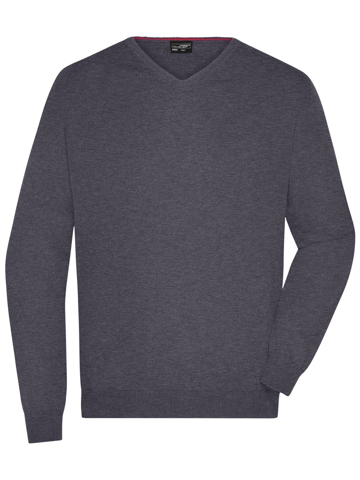 Men´s V-Neck Pullover - ANME - Anthracite-melange