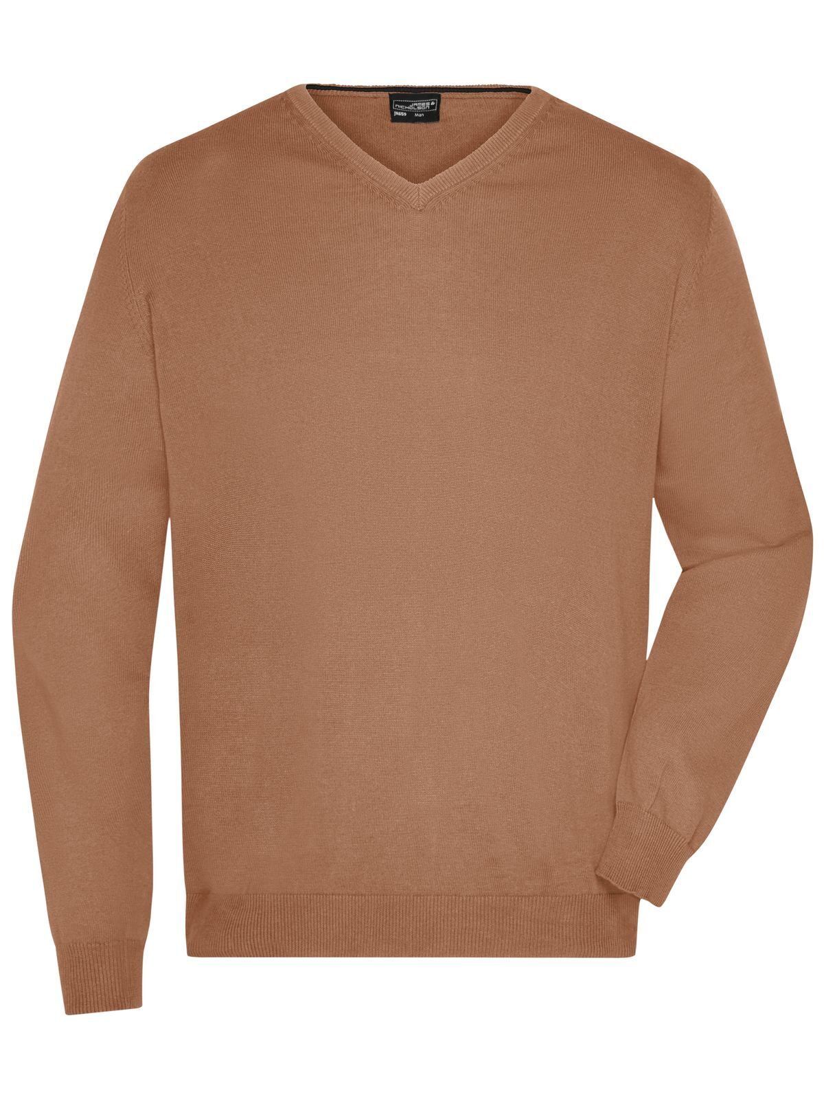 Men´s V-Neck Pullover - CA - Camel