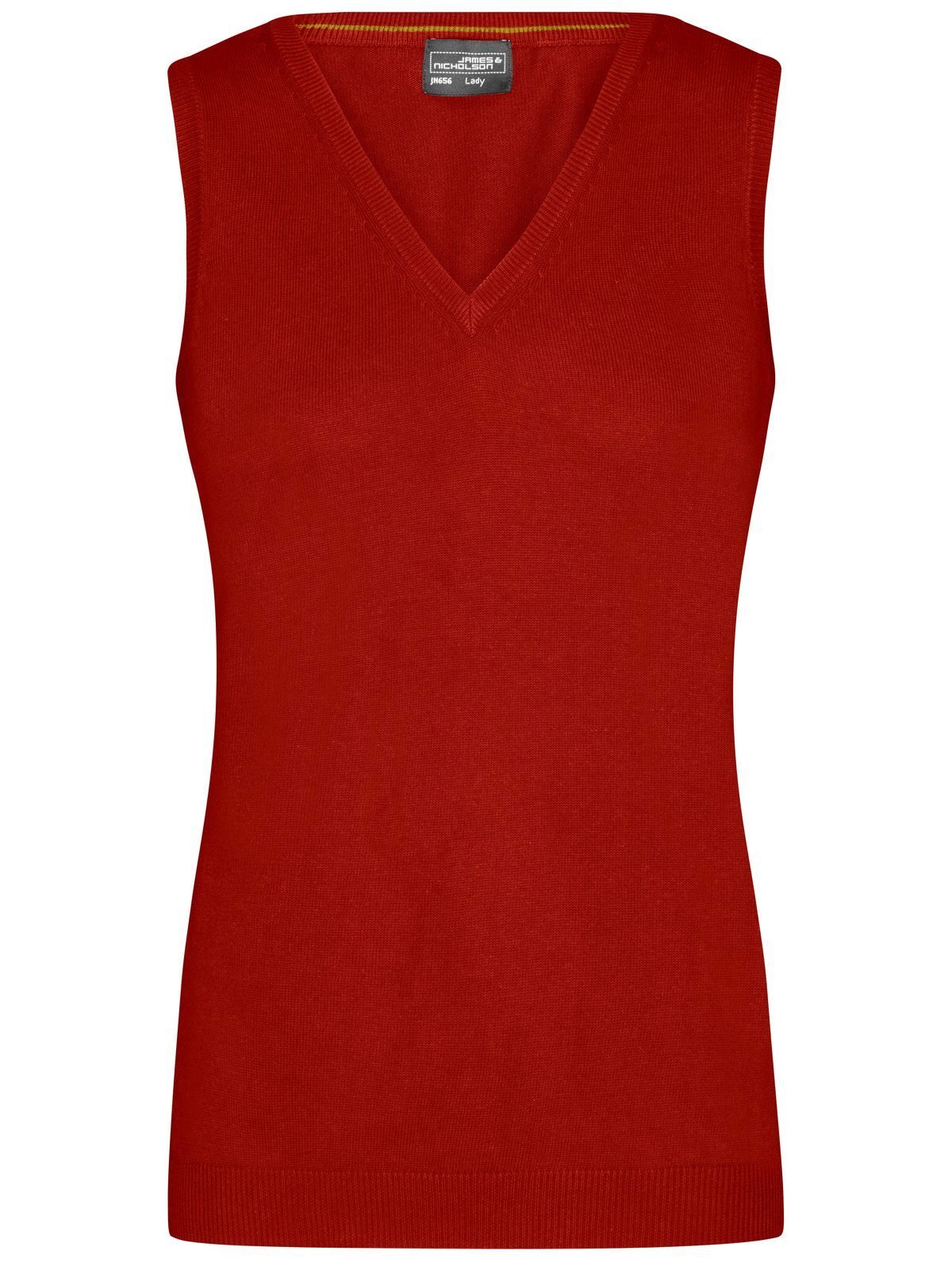 Ladies´ V-Neck Pullunder - BO - Bordeaux