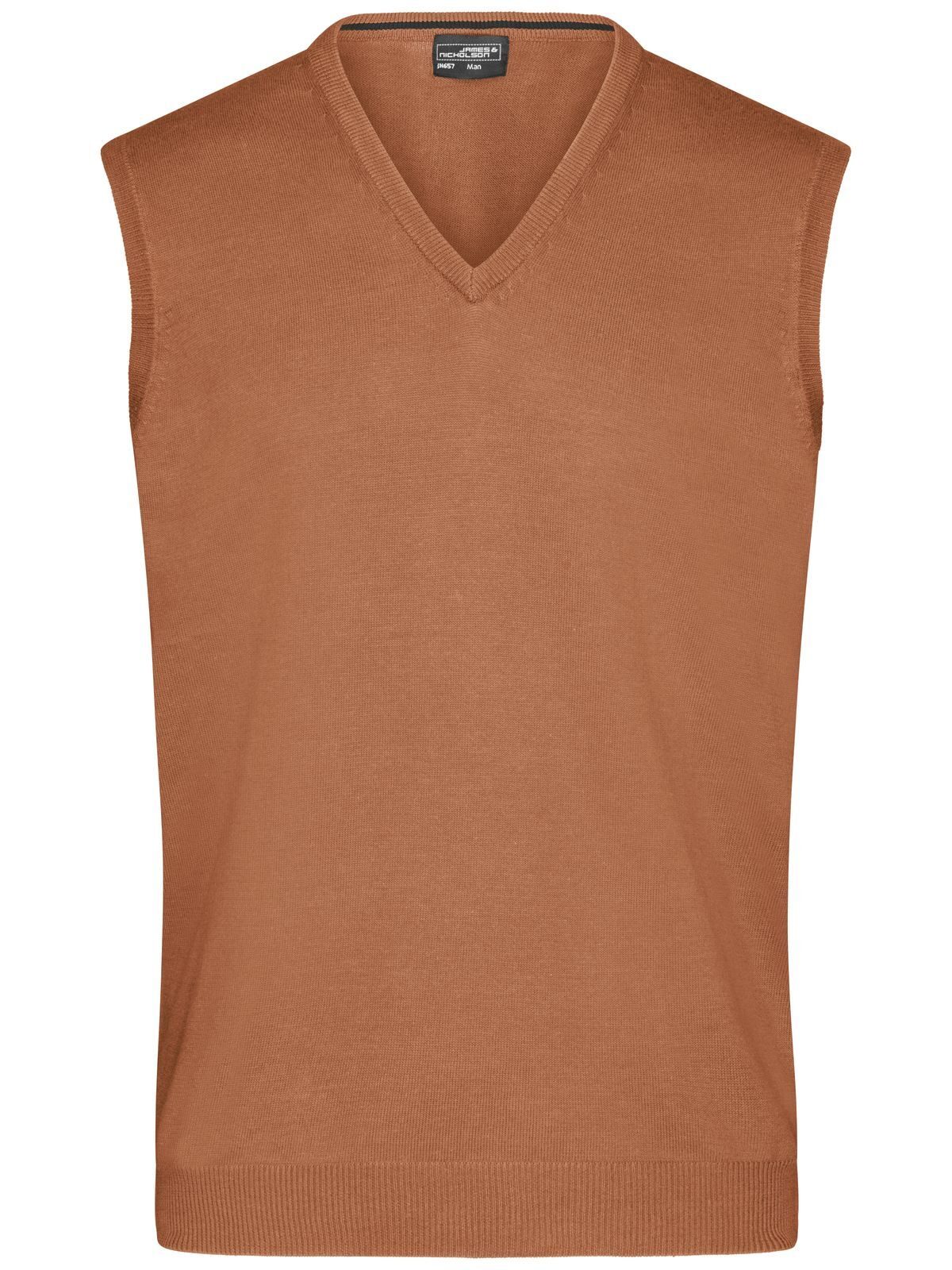 Men´s V-Neck Pullunder - CA - Camel