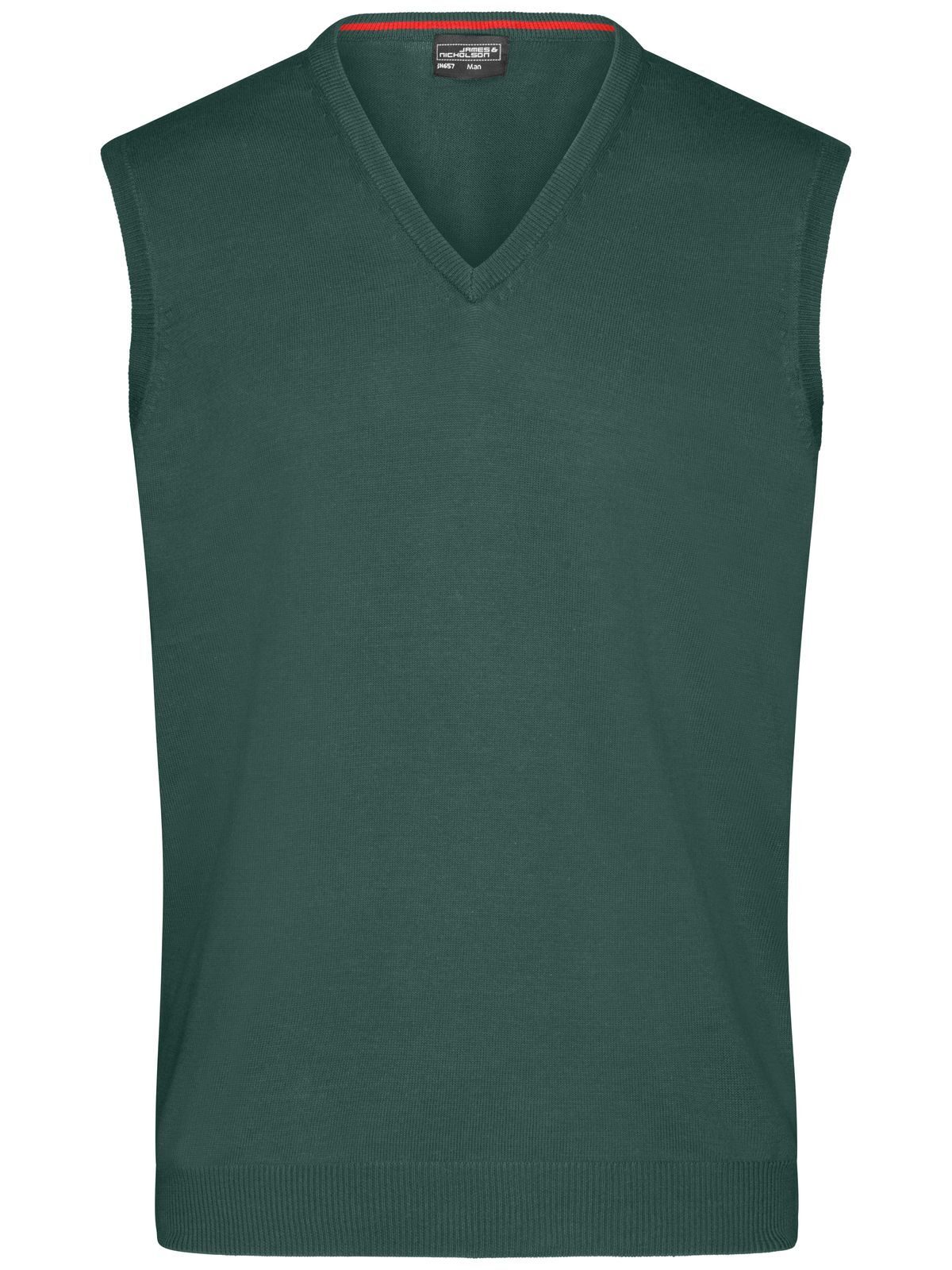 Men´s V-Neck Pullunder - FO - Forest green