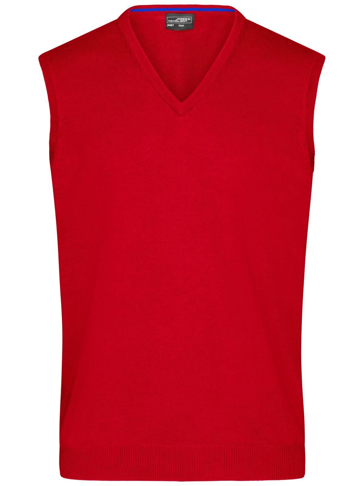 Men´s V-Neck Pullunder - RD - Red
