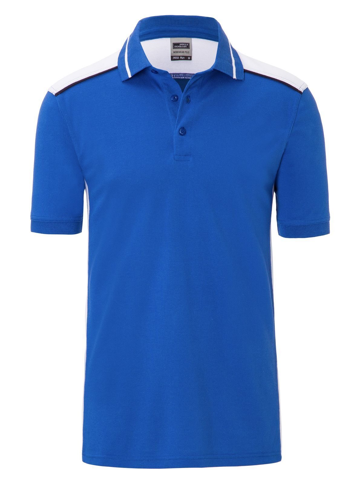 Men´s Workwear Polo - COLOR - - RYWH - Royal-White