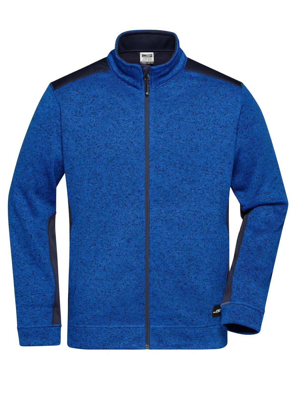 Veste polaire de travail tricotée pour homme - RYMNY - Mélange Royal - Marine