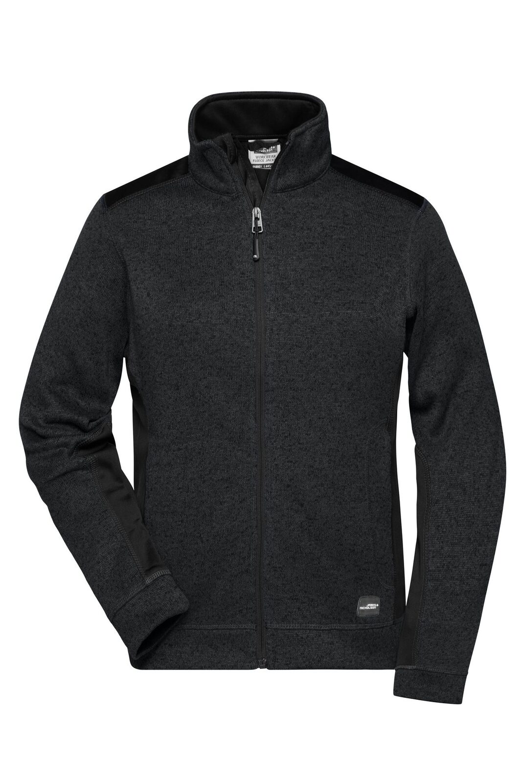 Veste polaire de travail tricotée pour femme - BLBL - Noir