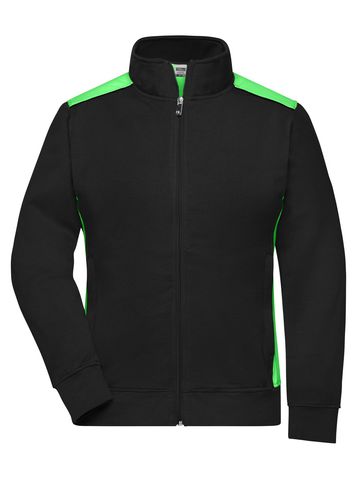 Damen-Arbeitsjacke - Stufe 2 - BLLIM - Schwarz-Limetten-Grün