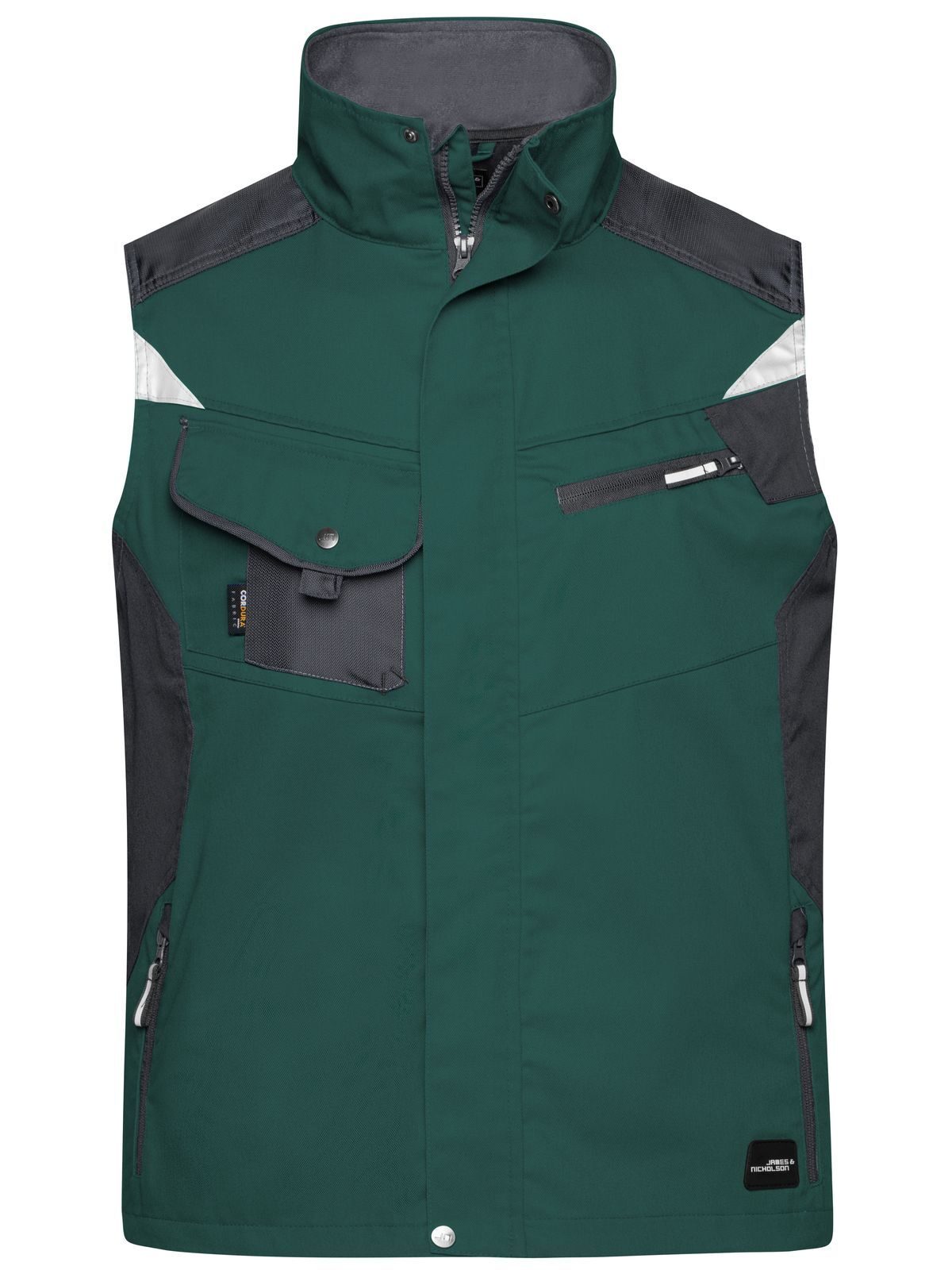 Workwear Vest - STRONG - - DGRBL - Dark-Green-Black