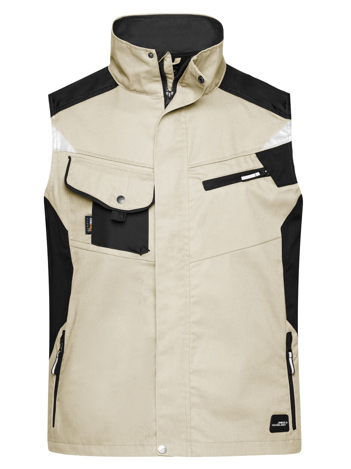 Workwear Vest - STRONG - - STBL - Stone-Black