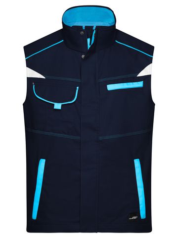 Arbeitsweste – Stufe 2 - NYTU - Marineblau-Türkis