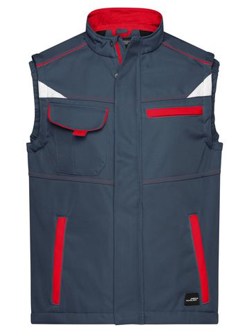 Gilet de travail softshell - Niveau 2 - CBRD - Carbone Rouge