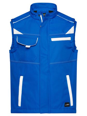 Gilet de travail softshell - Niveau 2 - RYWH - Royal-Blanc