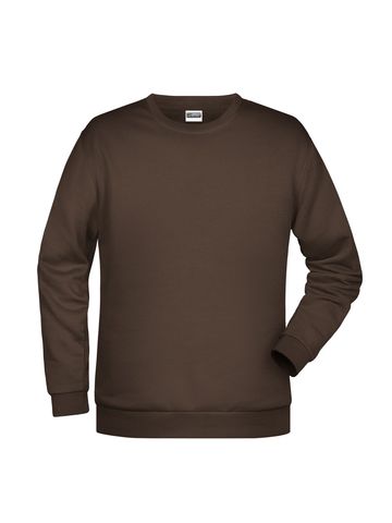 Basic Sweat Man - BR - Br- Brown
