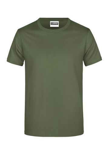 Basic-T Man 180 - OL - Ol-Olive