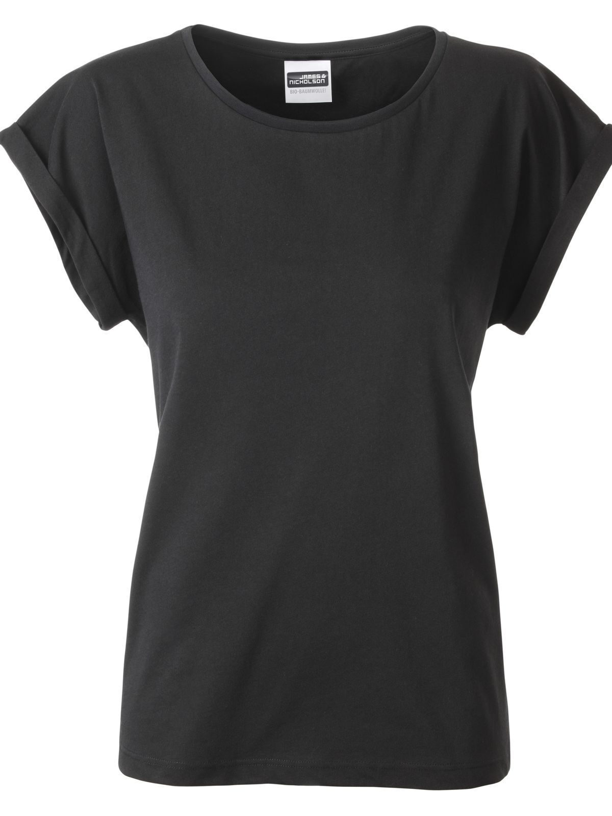 T-shirt décontracté pour femmes - BL - Noir