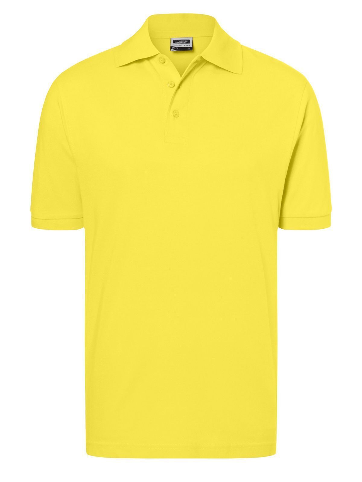Polo classique - Eau acide - Jaune