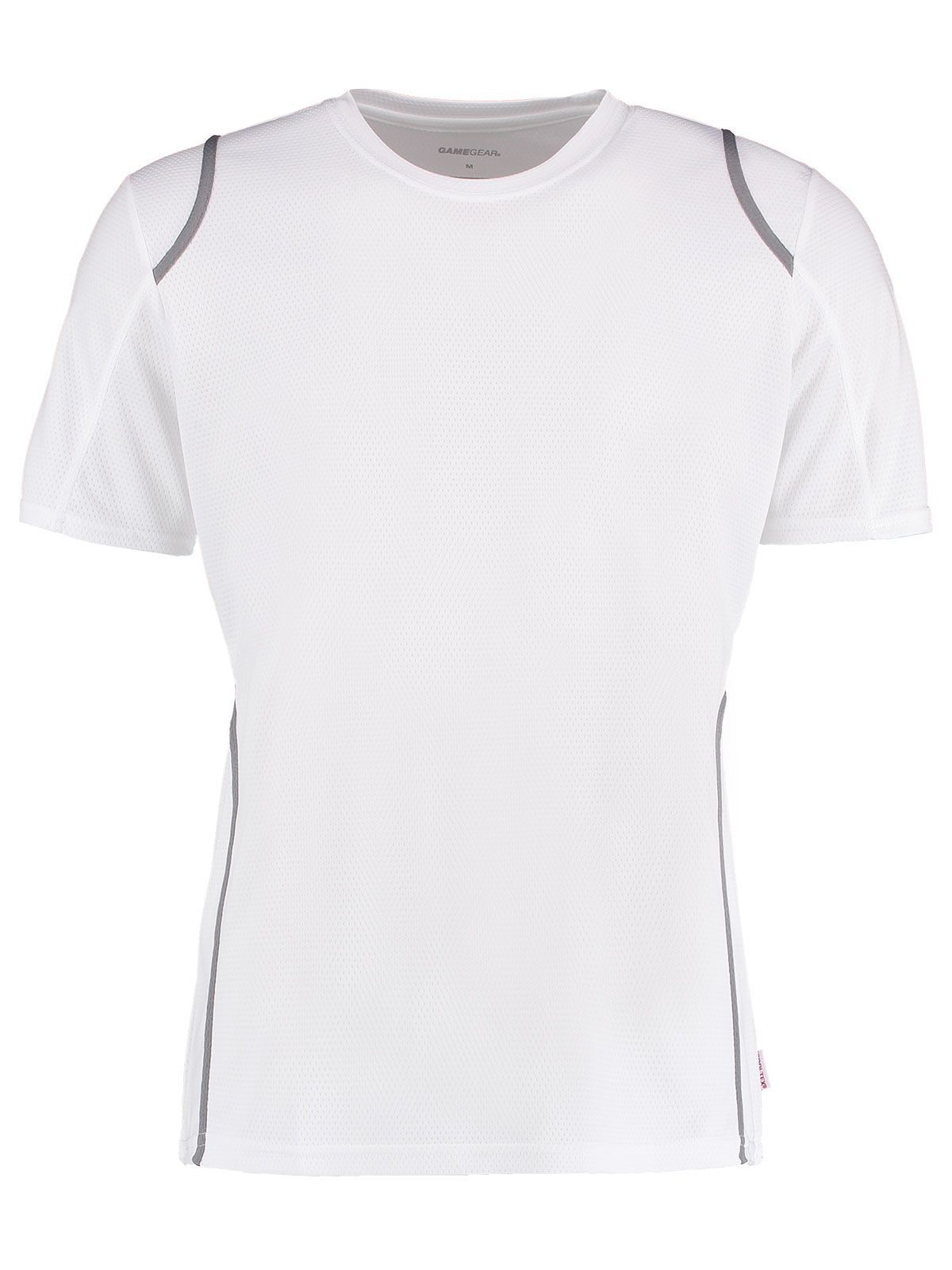 Cooltex® Contrast-T-Shirt in regulärer Passform - Weiß/grau