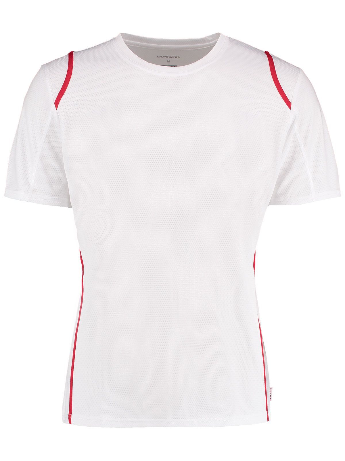 Cooltex® Contrast-T-Shirt in regulärer Passform - 057 - Rot/weiß