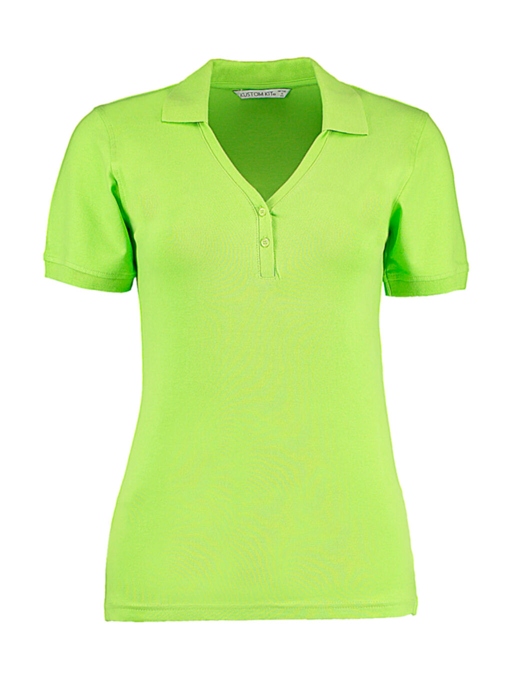 Comfortec® Polohemd mit V-Ausschnitt in regulärer Passform - 521 - Limette