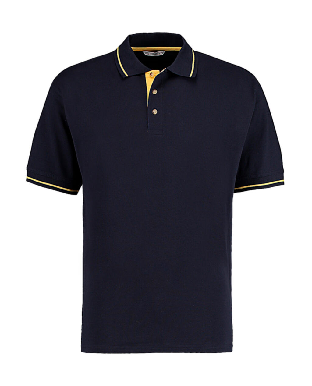 Klassisches St. Mellion Polo-Shirt - 246 - Marineblau/Sonnengelb