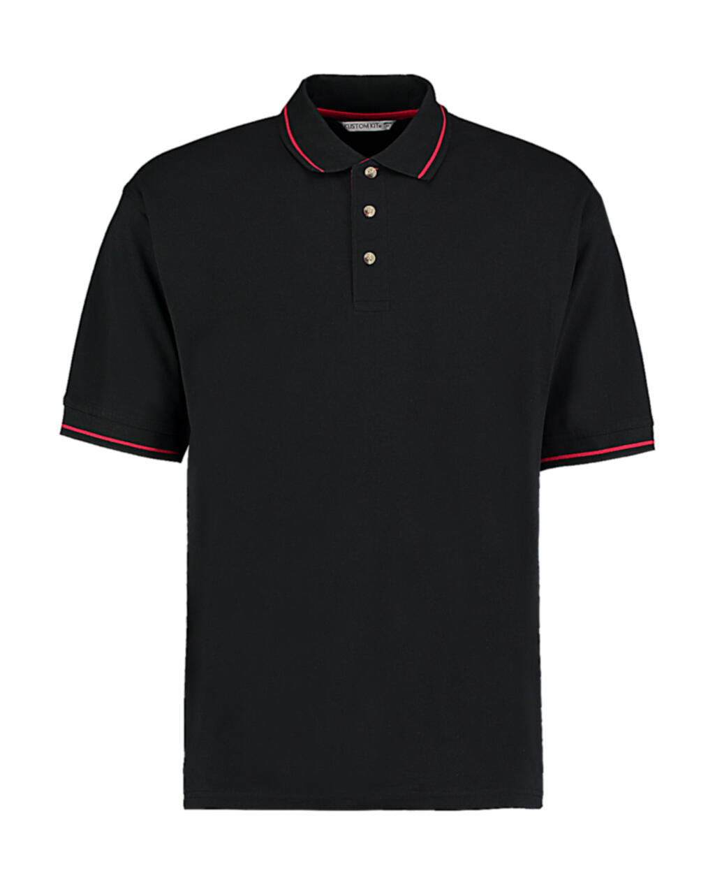 Klassisches St. Mellion Polo-Shirt - 154 - BCK-RED – Schwarzrot