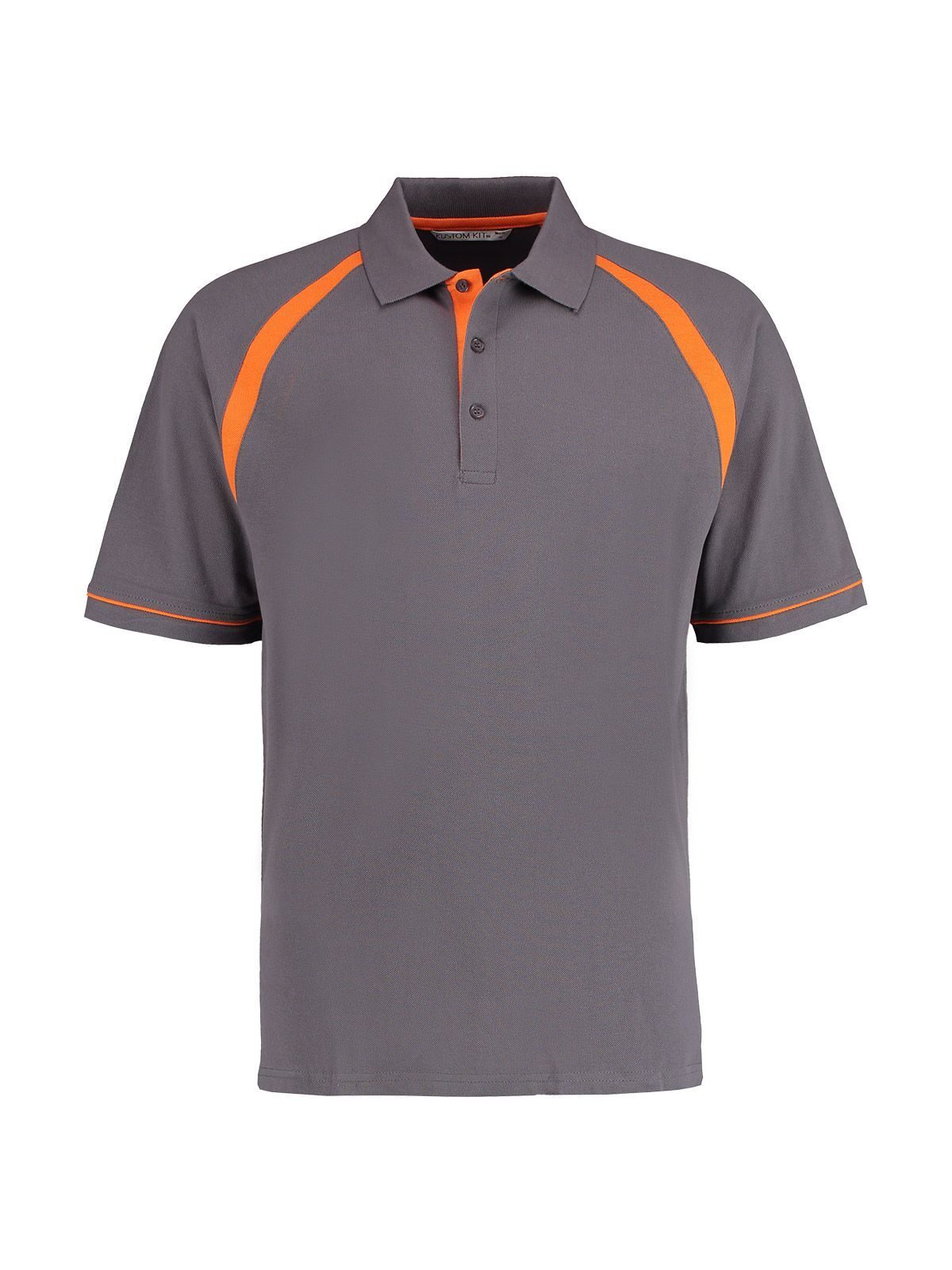 Klassisches Oak Hill Polo - CLO - Anthrazit/Orange