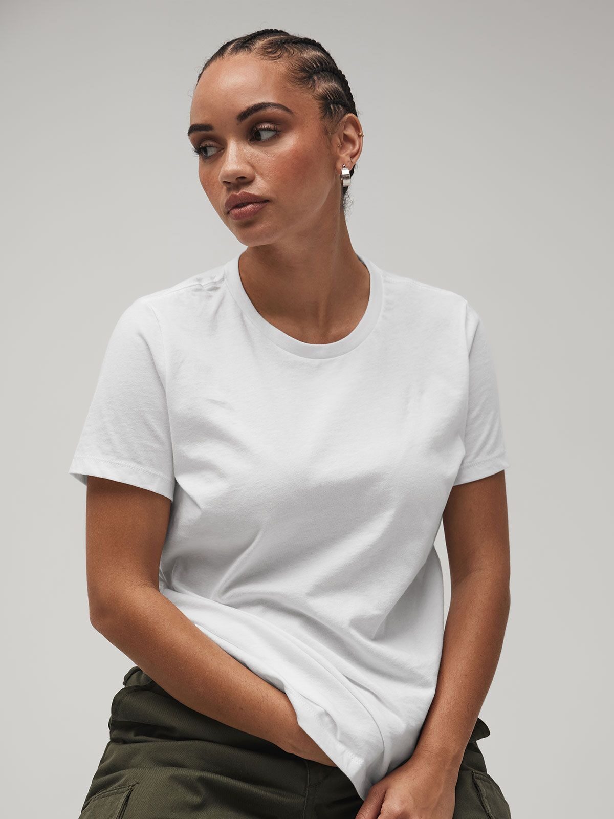 Lässiges Kurzarm-T-Shirt aus Jersey für Damen