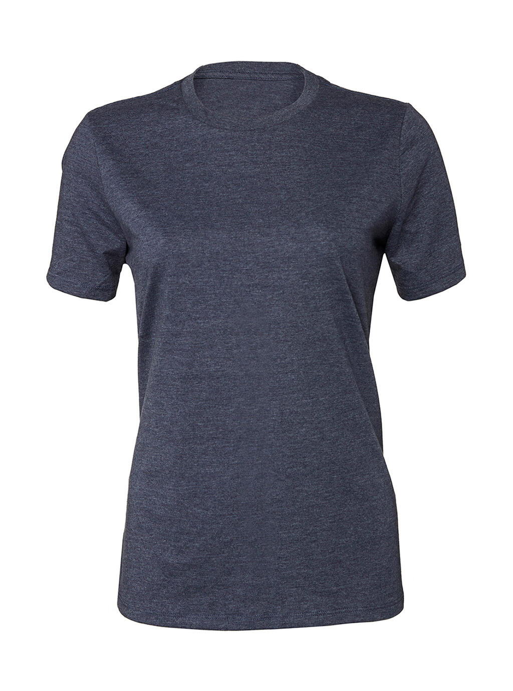 Damen-T-Shirt aus CVC Relaxed Jersey - 50 - Heather Navy