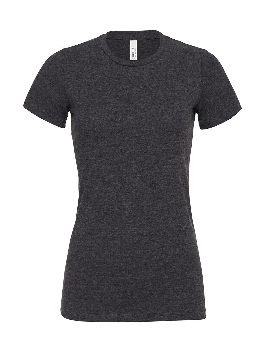 Damen-T-Shirt aus CVC Relaxed Jersey - 93 - Dunkelgrau meliert