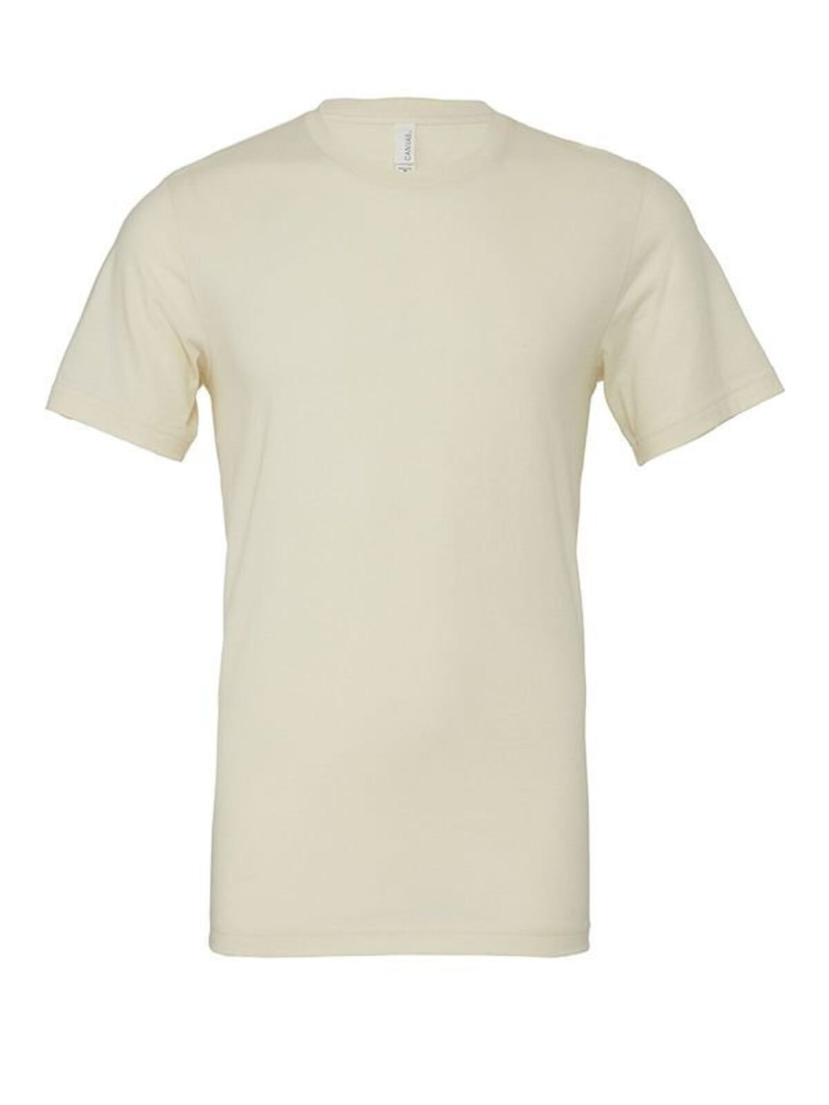Unisex-T-Shirt aus Jersey mit kurzen Ärmeln - 37 - Natürlich
