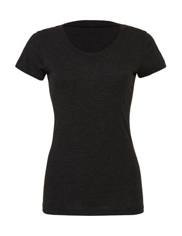 Triblend-T-Shirt mit Rundhalsausschnitt - 130 - Dreifachmischung Anthrazit-Schwarz