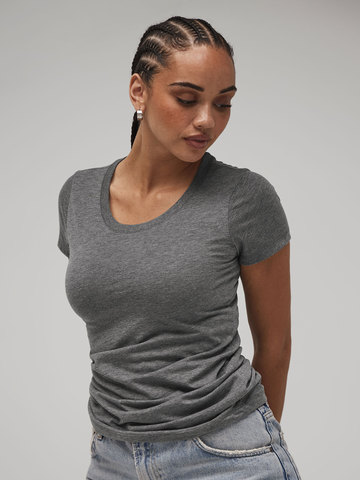 Triblend-T-Shirt mit Rundhalsausschnitt