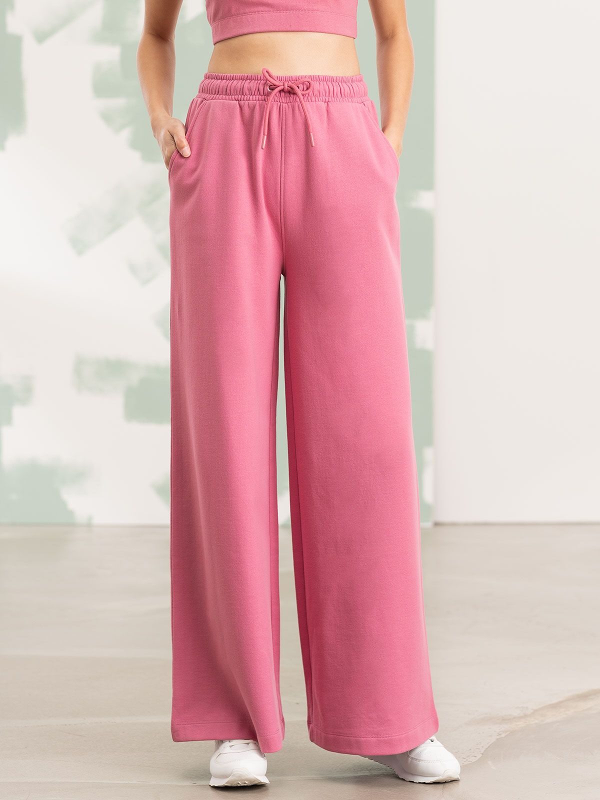Pantalons de jogging larges pour femmes, mode durable