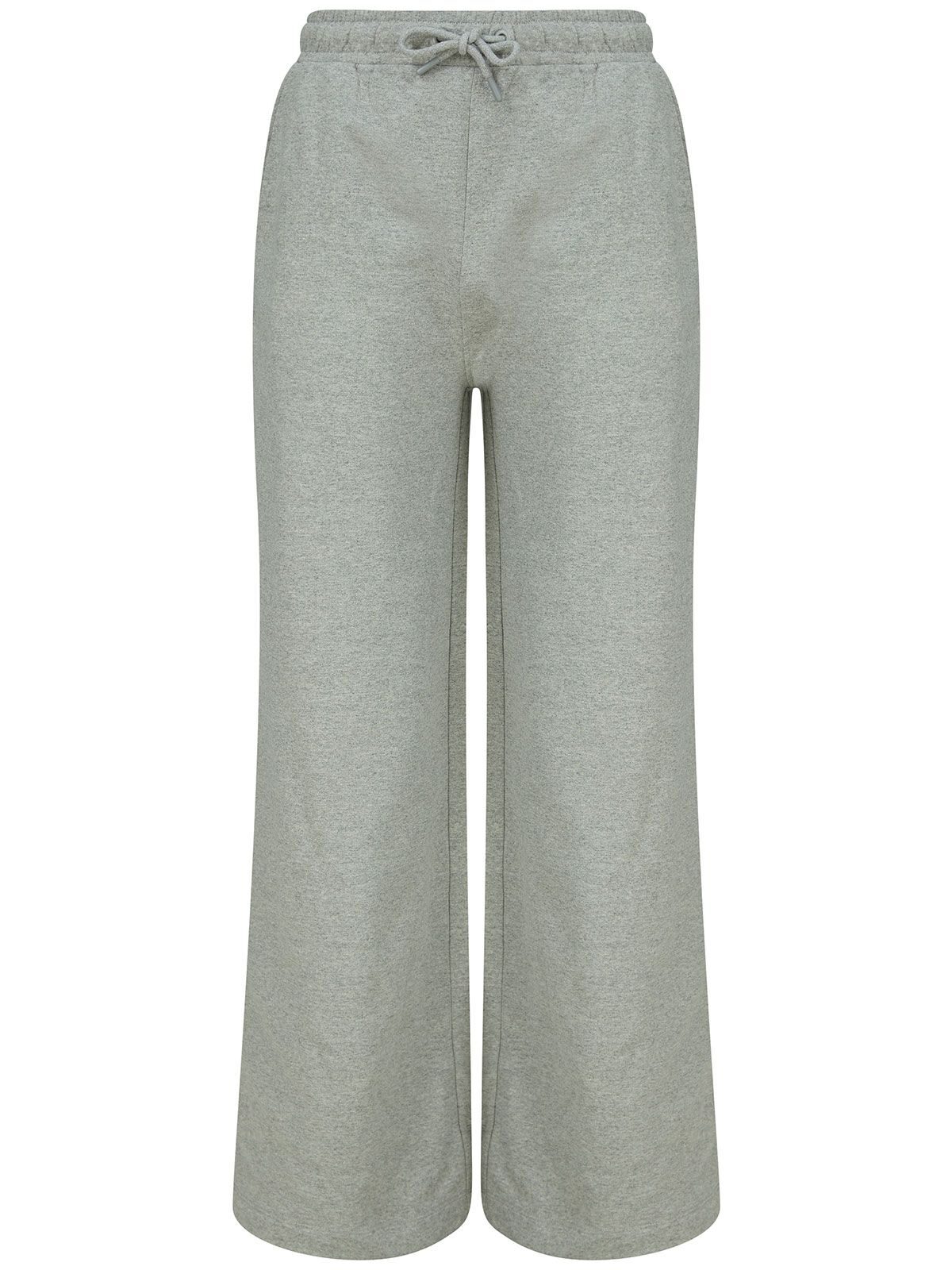Pantalons de jogging larges pour femmes, mode durable - HGR - Gris chiné