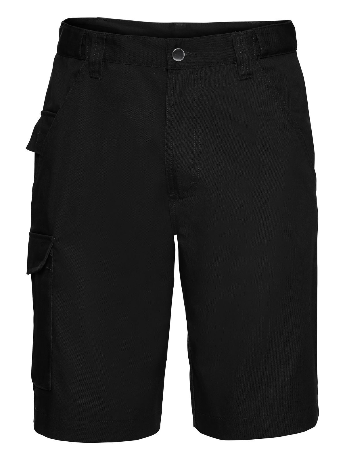 Workwear Polycotton Twill Shorts - 36 - Black