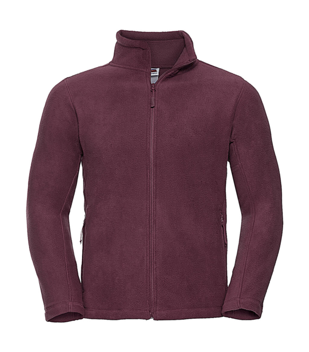Men´s Full Zip Outdoor Fleece - BUR - Burgundy