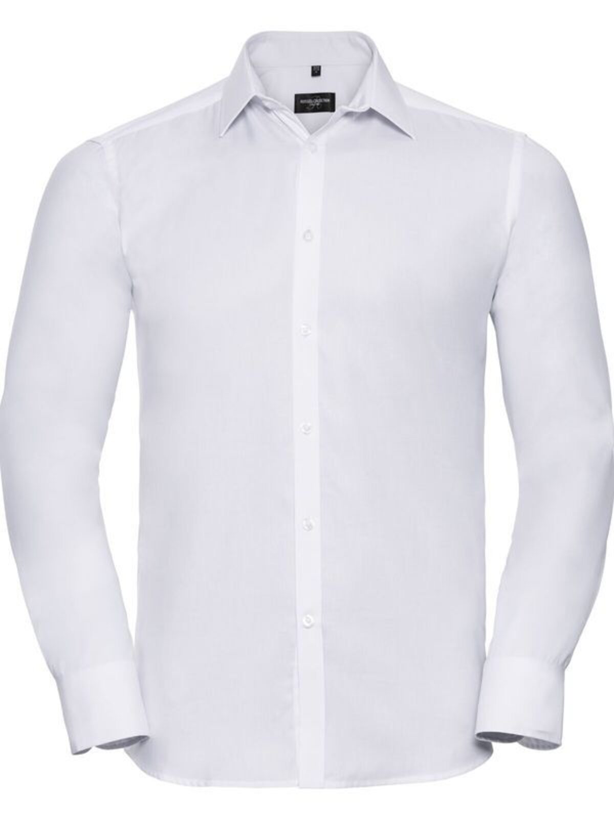 Chemise à manches longues à chevrons pour homme  - 30 - Blanc
