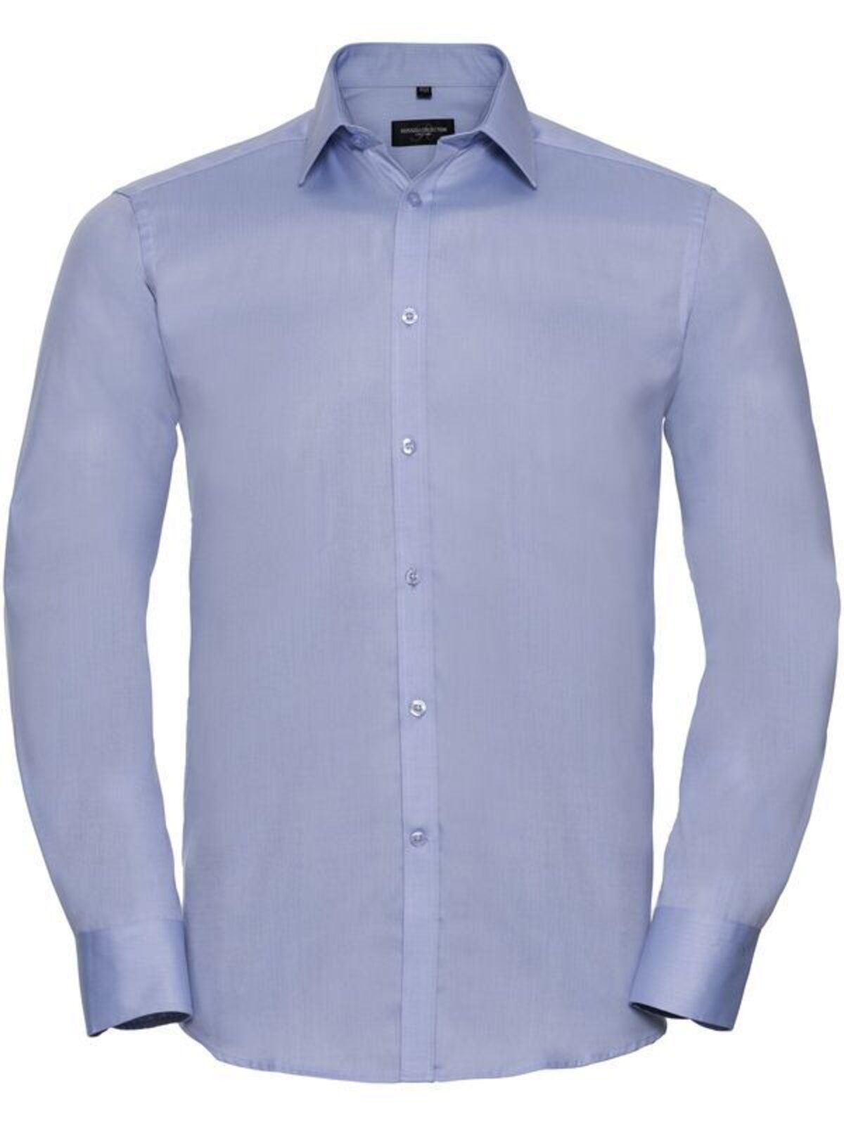 Chemise à manches longues à chevrons pour homme  - 42 - Bleu clair