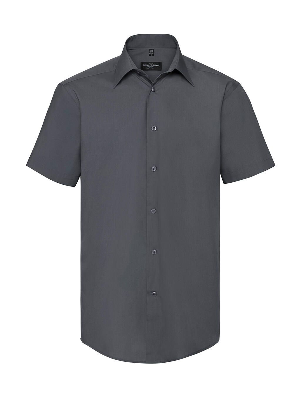 Chemise en popeline à manches courtes pour homme - 127 - Convoi Gris