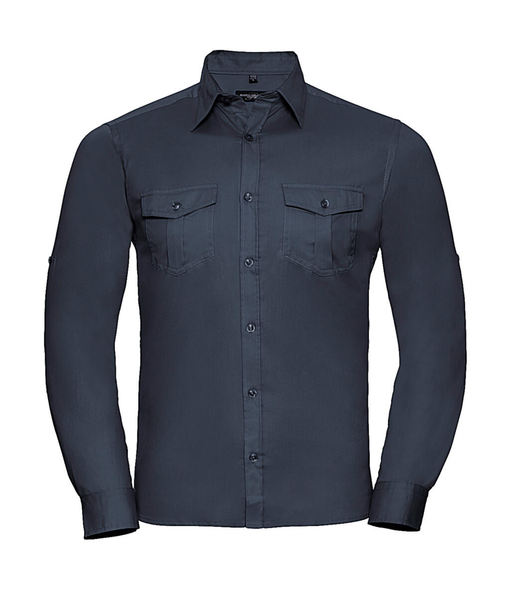 Chemise à manches longues pour homme avec poignets - FN - Marine française