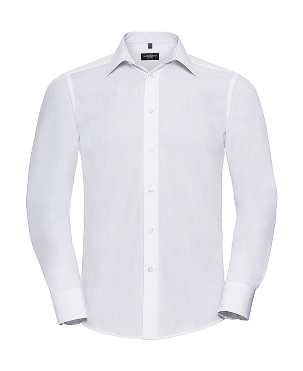 Chemise en popeline à manches longues pour homme - 000 - Blanc