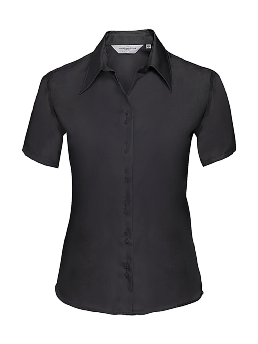 Chemise à manches courtes infroissable pour femme - 101 - Noir